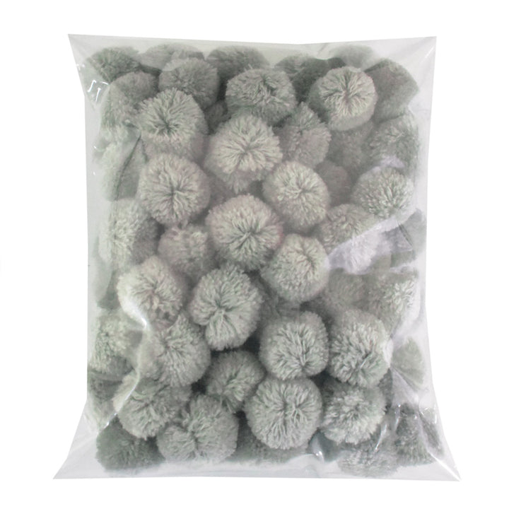 Grey Color Pom poms