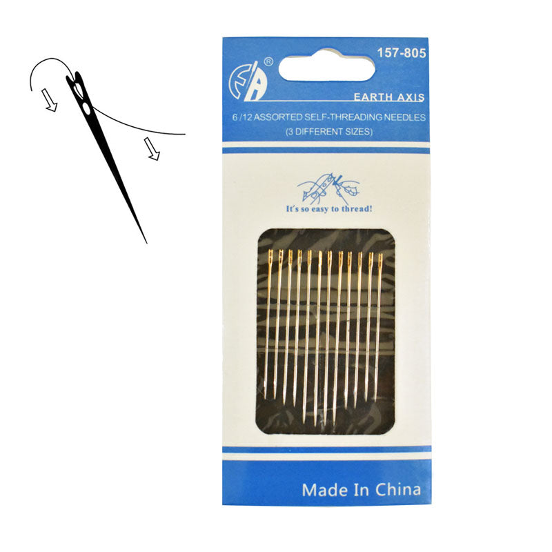 Single Threading Needle Buy Self Threading Needles online at best prices – embroiderymaterial.com