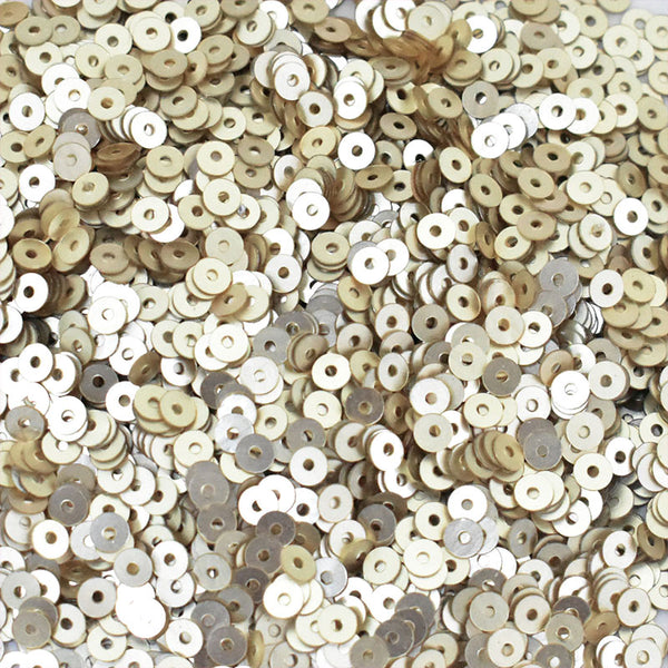 2.5MM,3MM & 4MM, Tender Gold Color Pearl finish Sequins - EMB391