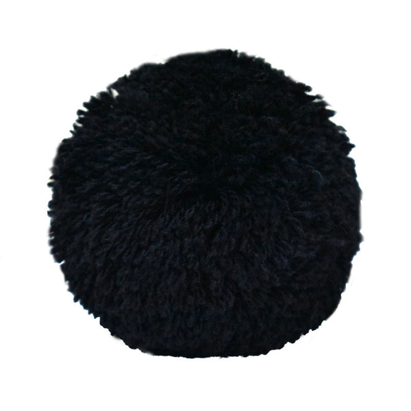 Black Color Big Pom Pom Balls-25 Pieces