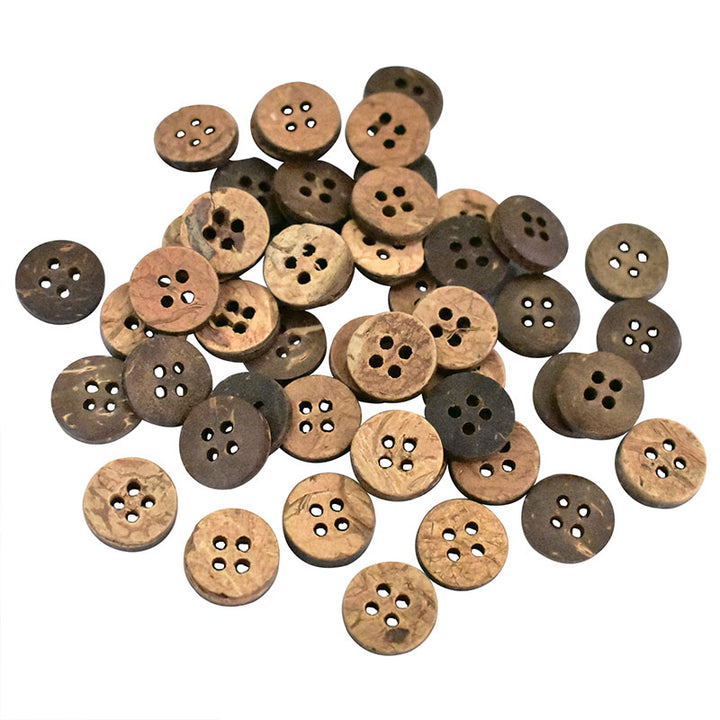 wooden button