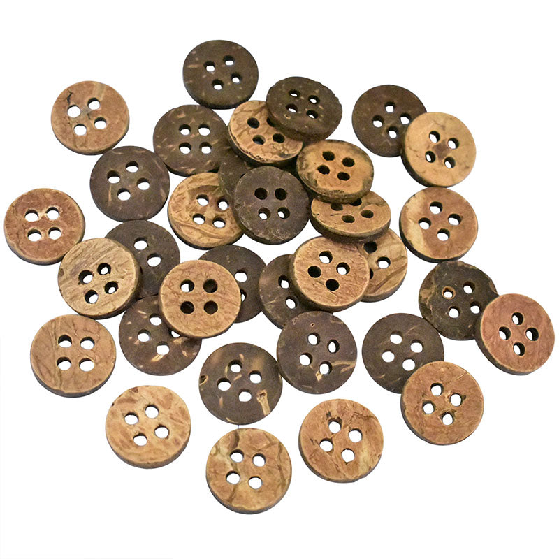 Buy Handmade Wooden Button Online - www.embroiderymaterial.com