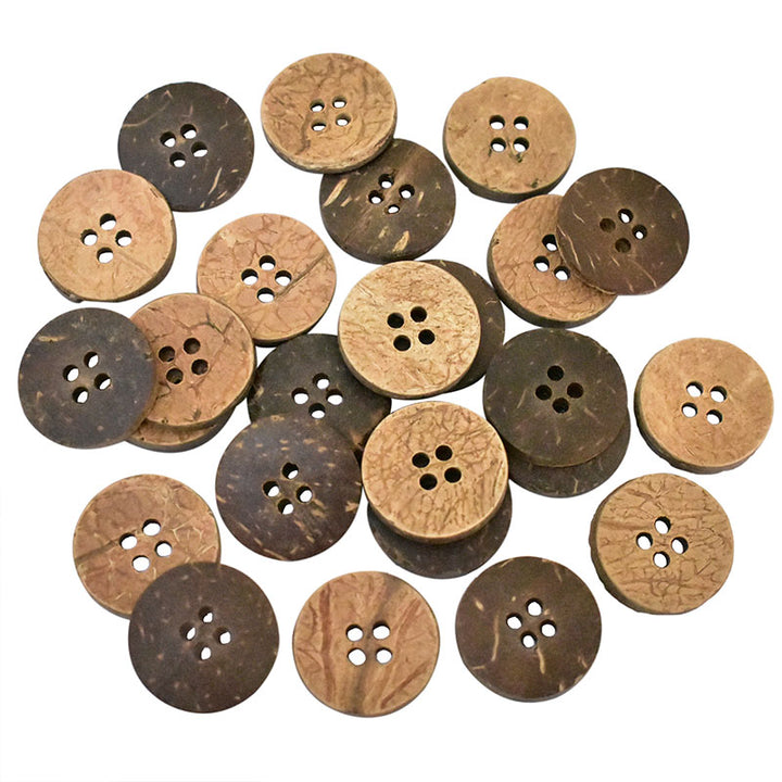 coconut shell button