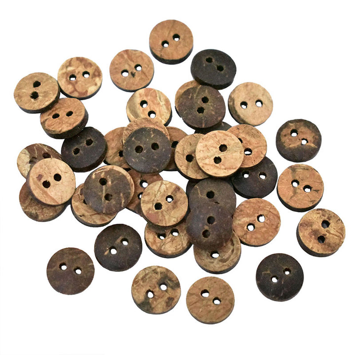 coconut shell button