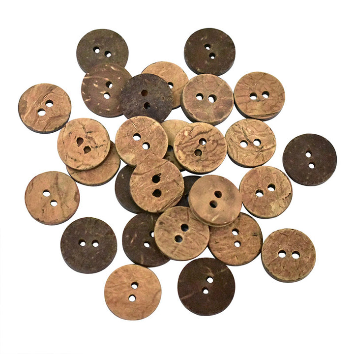 Wooden Coconut Shell Buttons