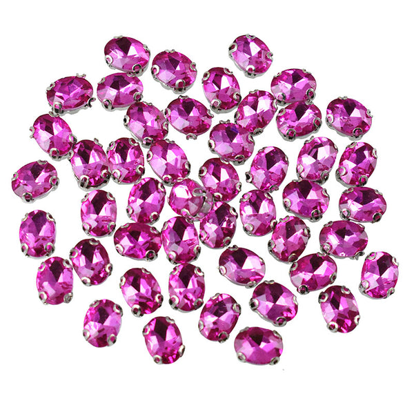 oval shape rhinestones