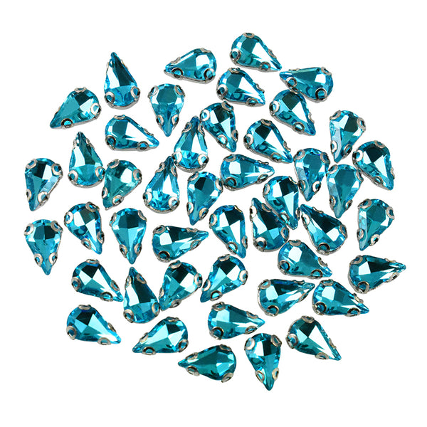 Tear drop shape rhinestones for clothing