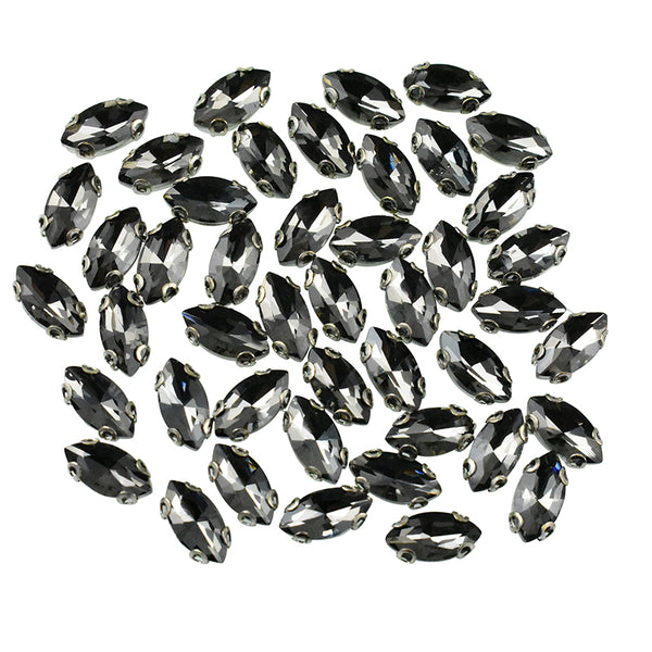 Black rhinestones for clothing