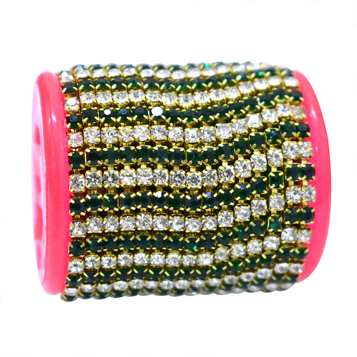 rhinestones cup chain