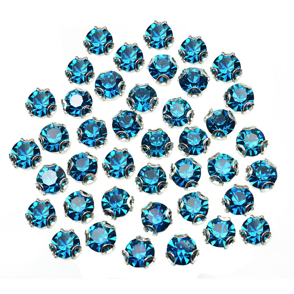  round shape sew on stones