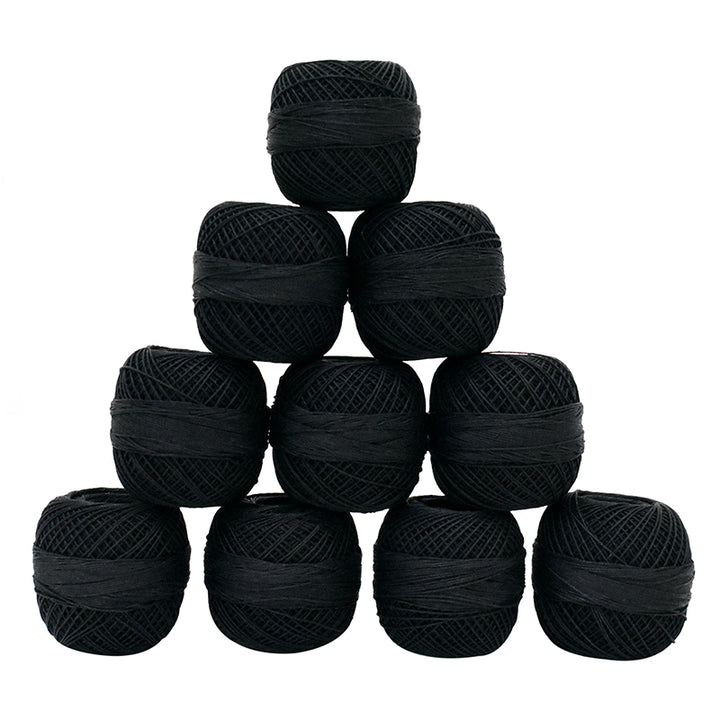 Black Colour Thread Buy Black Color Crochet Cotton Size 20 Thread Online at Wholesale ...