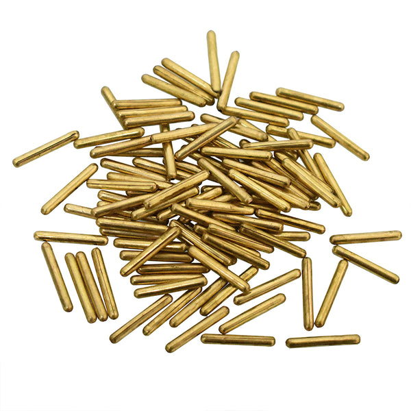 gold tube metal beads