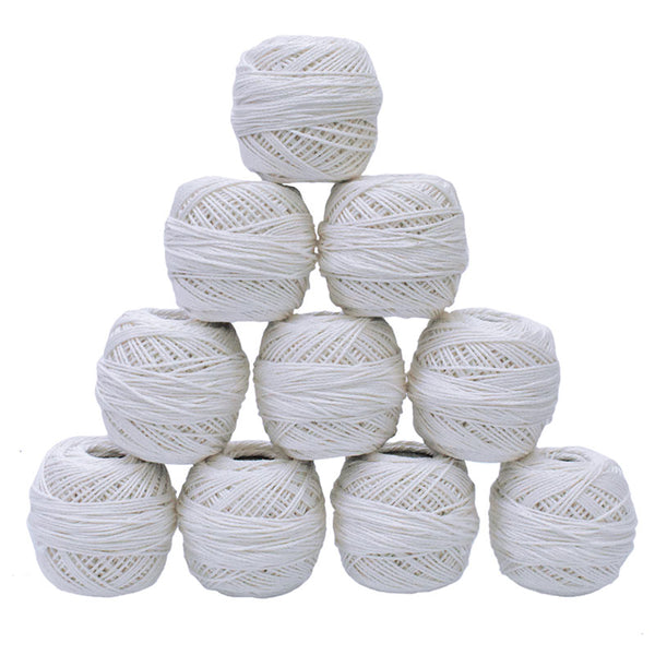 off white color crochet cotton roll