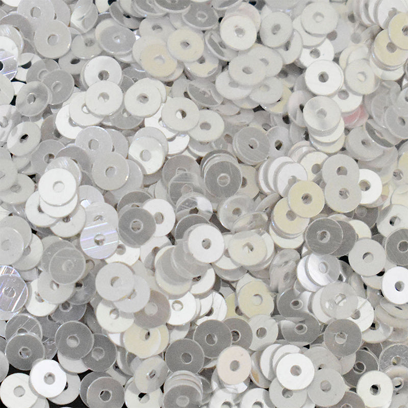 White Crystal Finish Sequins / Spangles - Buy Online ...