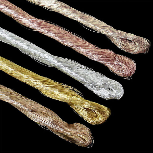 Imitation Zari Skeins Combo of Five Color