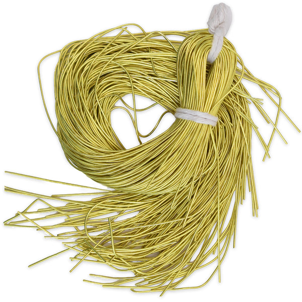 1MM Smooth Dabka/ French Wire in Lime Yellow Color (EMBFW06133)