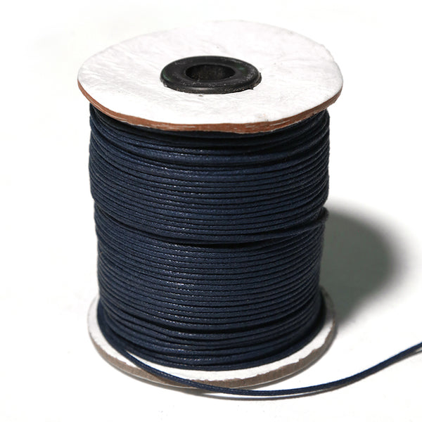 Waxed Cotton Cord in Lavender Blue Color - 1 Roll