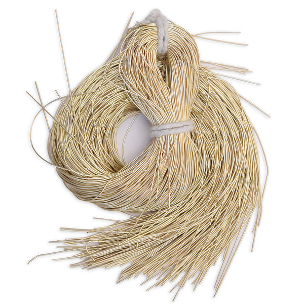 EMBFW4964 (0.5MM Smooth Dabka/French Wire in Light Gold Color)