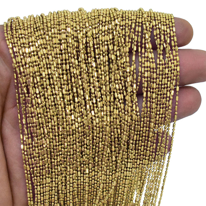 thin metal chains for jewelry  