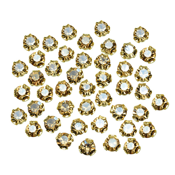 Golden shadow small crystals