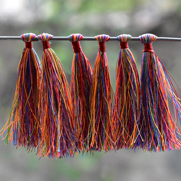  Multi-Color Polyester Tassels