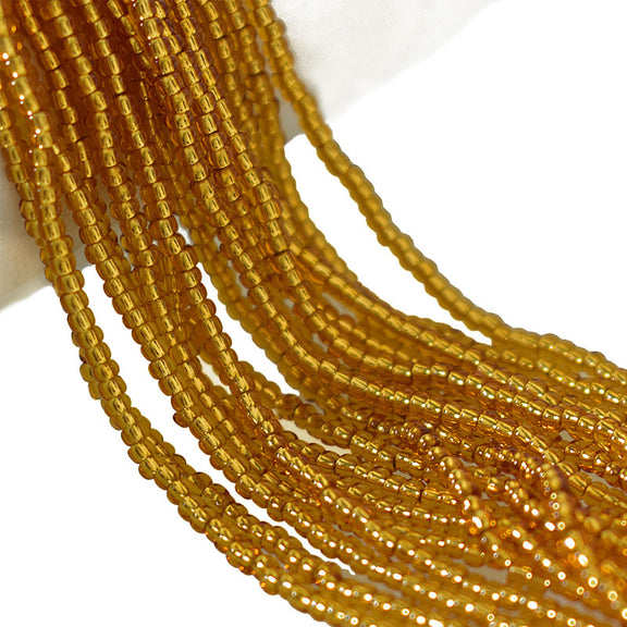 Buy 11/0 color Seed bead strings in Gold Color – embroiderymaterial.com