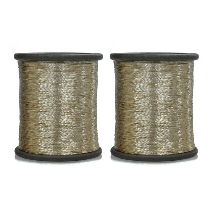 0.1mm Pale Gold color zari thread