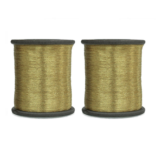 0.1mm light gold color zari thread