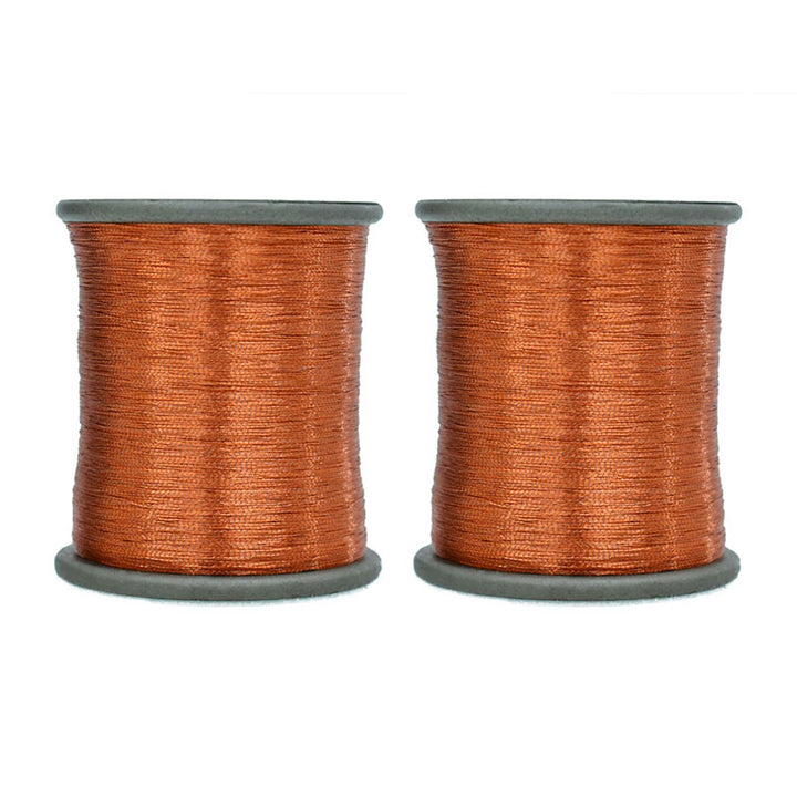 0.1mm Copper color zari thread