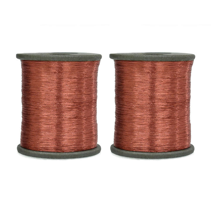 1mm Hot Copper color zari thread