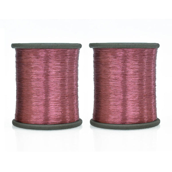  0.1mm Light Pink color zari thread