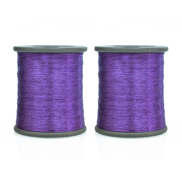 0.1mm Violet color zari thread