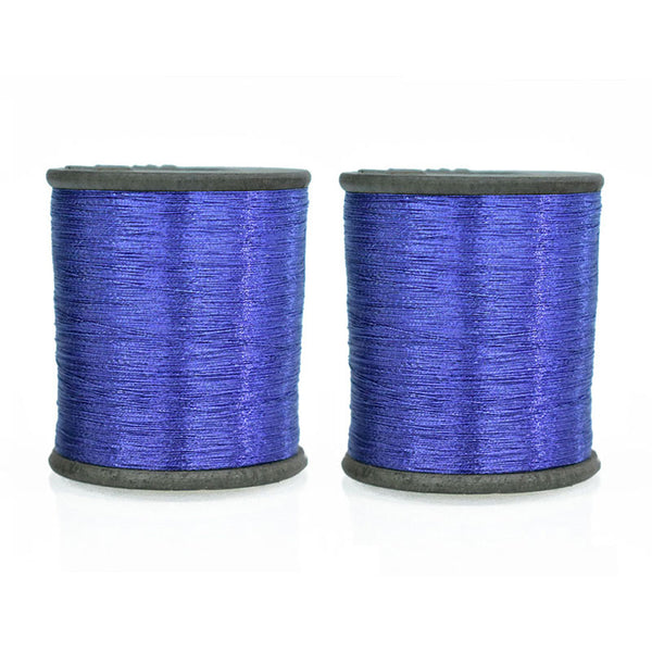 0.1mm Blue color zari thread