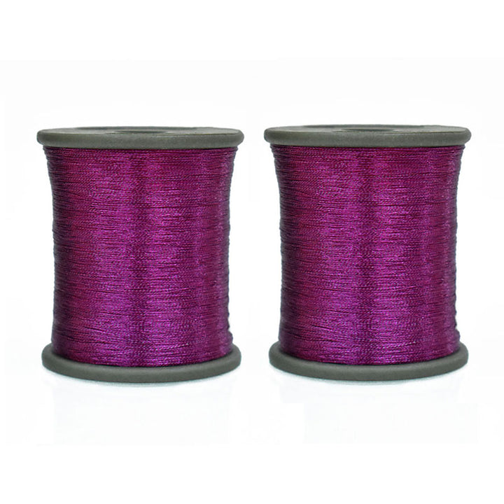 0.1mm Purple Magenta color zari thread