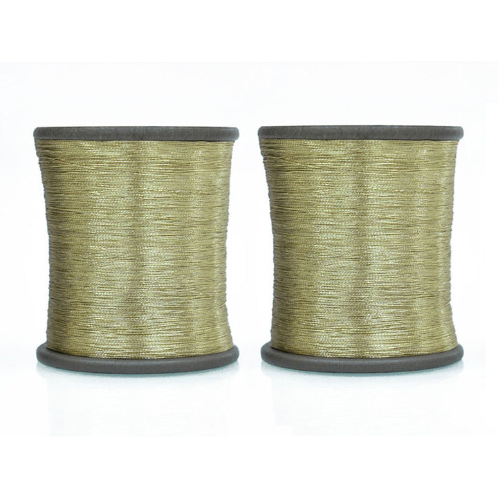 0.1mm pale gold color zari thread