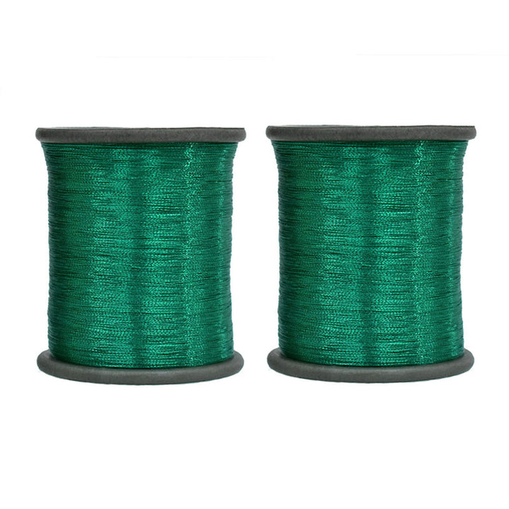 0.1mm Dark Green color zari thread