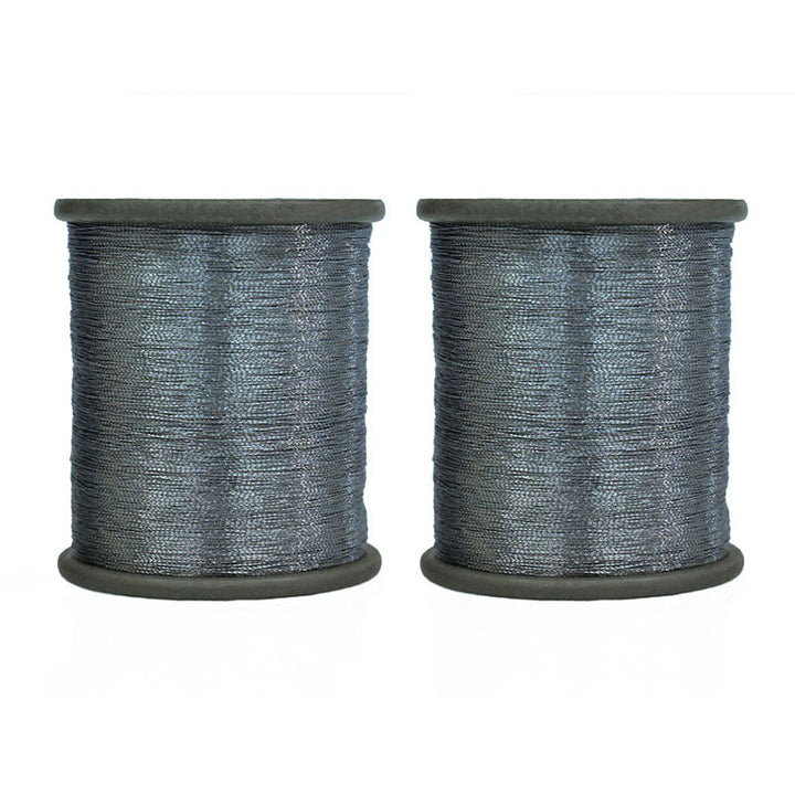 0.1mm Grey color zari thread