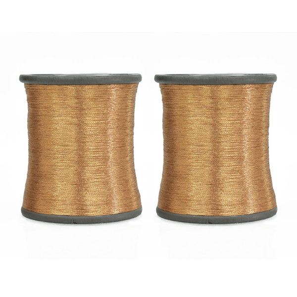 0.1mm Copper Bronze color zari thread