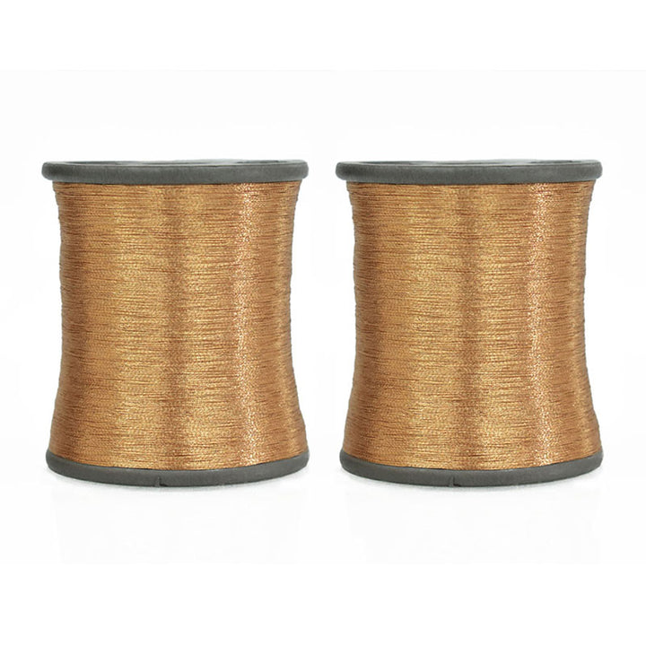 0.1mm Copper Bronze color zari thread