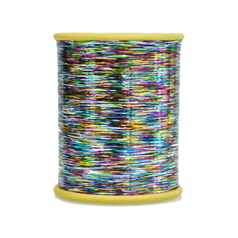 Raimbow Coloue Thread rainbow metallic flat thread for embroidery – EmbroideryMaterial.Com