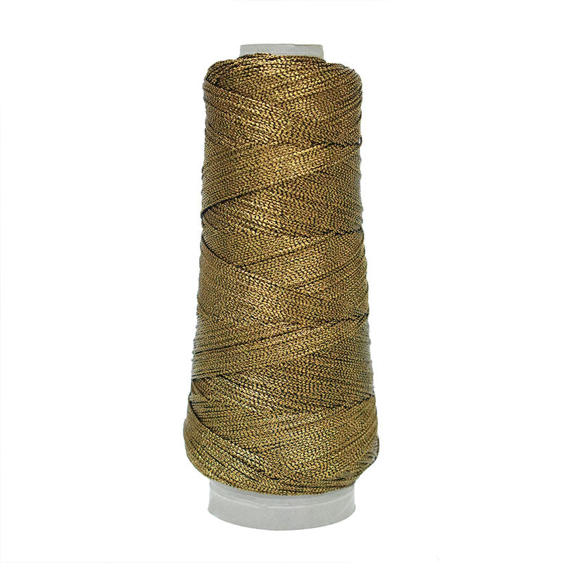 Gold Metallic Thread Spool - Best for Needlepoint & Cross-Stitch ...
