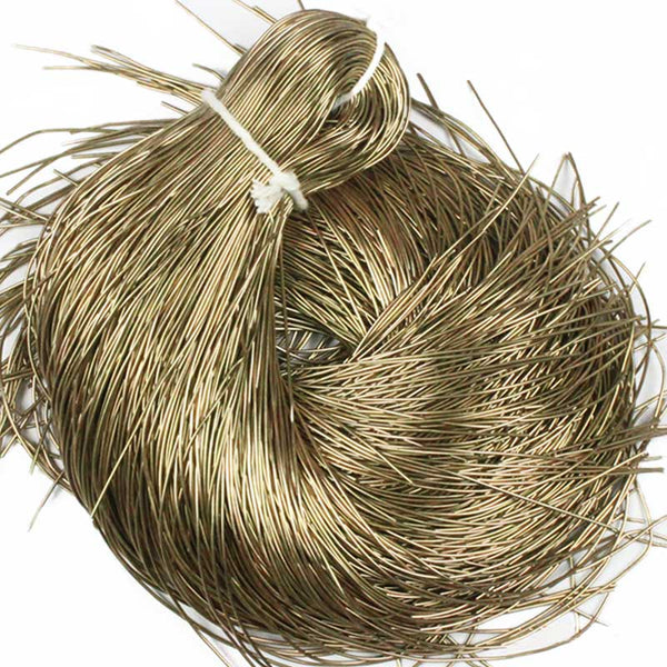 Smooth Dabka/French Wire in Brass Colo