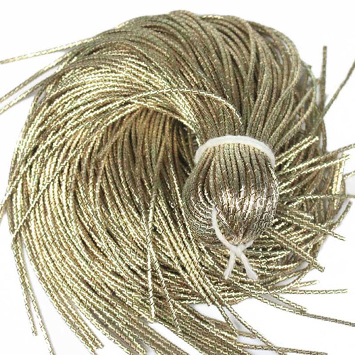 Cut Dabka/French Wire in Light Gold Color