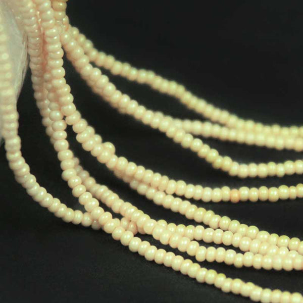 EMBSBS5084 (15/0 Miyuki Double Cream Color Seed Beads Strings)