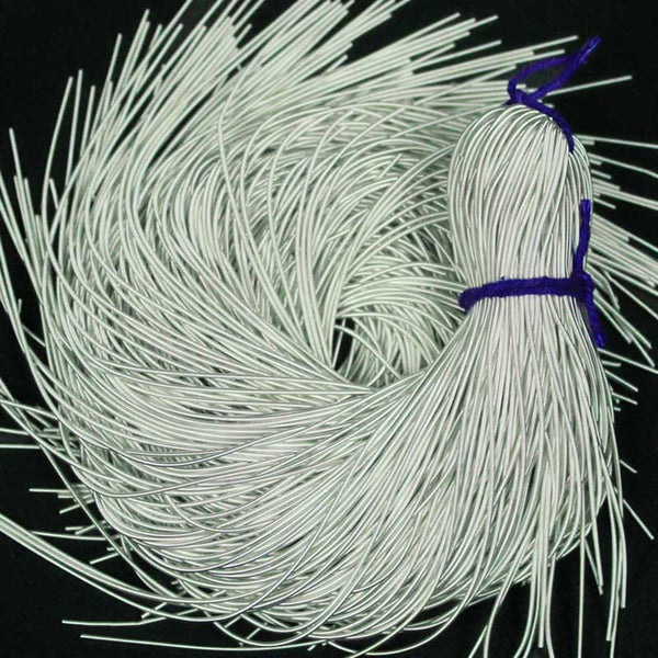 EMBKR4996 (1MM Kora/Matte Finish French Wire in Metallic White Color)