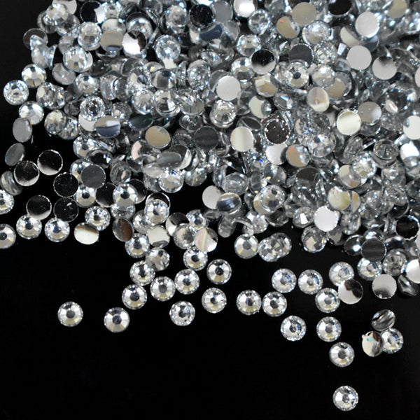 EMBRS5246 (10SS (3MM) Silver Color Glue on Rhinestones)