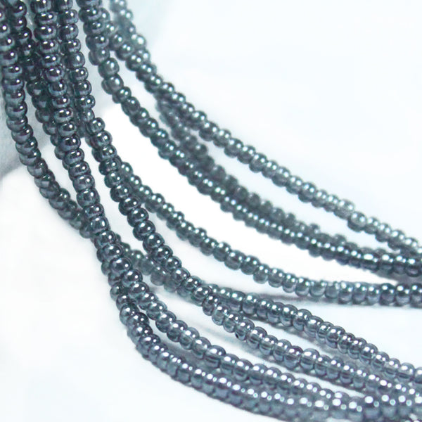 EMBSBS5094 (15/0 Miyuki Grey Color Seed Beads Strings)