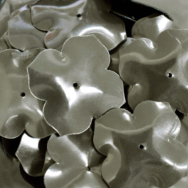 EMBSQ5144 (25MM Flower Shape Antique Bronze Color Sequins)