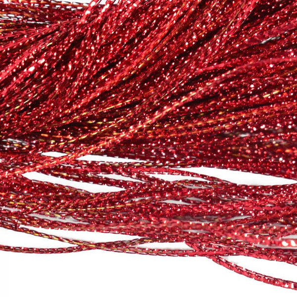 EMBBT5159 (1MM Dark Red Color Metallic Braided Cord)