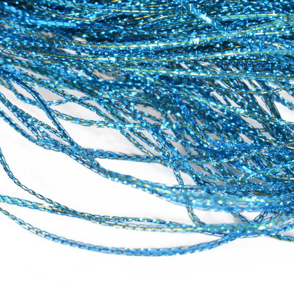 EMBBT5160 (1MM Blue Topaz Color Metallic Braided Cord)